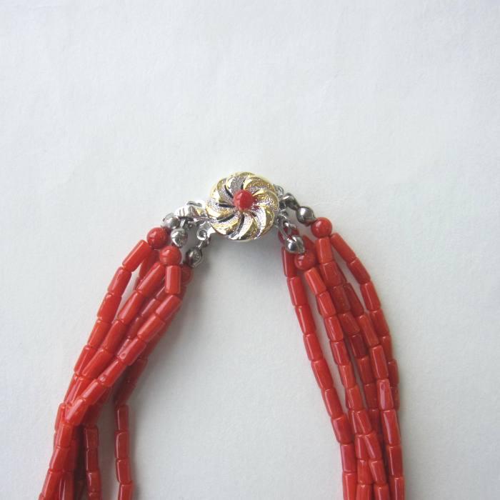 ※ 最終値下げ　血赤珊瑚　ネックレス　本珊瑚　宝石珊瑚　Silver刻印あり 最終値下げ 血赤珊瑚 ネックレス 本珊瑚 宝石珊瑚 Silver刻印