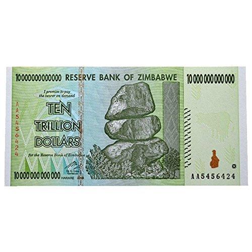 10兆 ジンバブエドル ハイパーインフレ紙幣