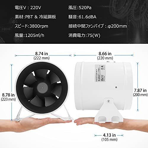 Ducturbo 業務用換気扇 中間取付形ダクトファン 0mm 強力 風量 15 H 産業用有圧換気扇 ダクト用換気扇 塗装ブース用換気扇 Pod 09c7jsy8p トサショップ 通販 Yahoo ショッピング