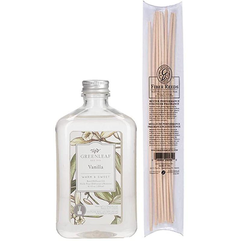 リードスティック付グリーンリーフ(GREENLEAF) リードディフューザーオイル 詰替え用 250ml (バニラ) 芳香剤 ルームフレグラ|tosashopping|02