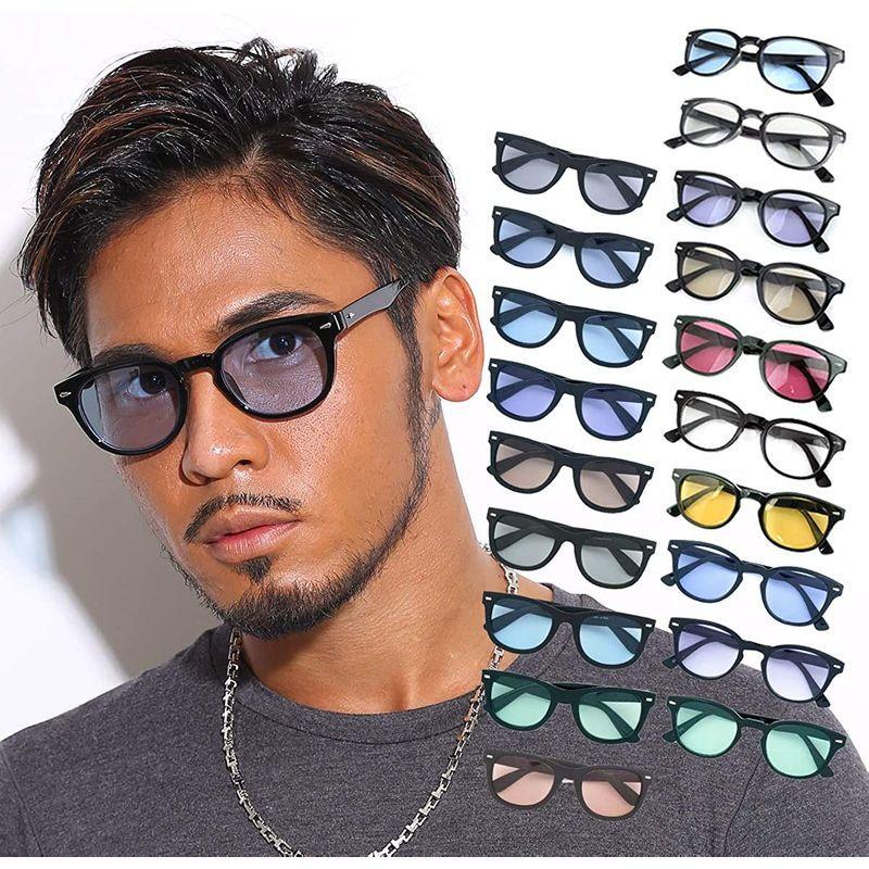 サングラス メンズ ブランド ブルーレンズ 青 おしゃれ 人気 Uvカット サングラスケース 付き Tosaショッピング 通販 Yahoo ショッピング