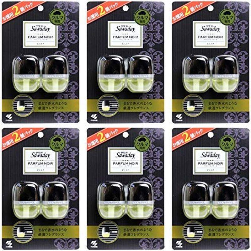 まとめ買い小林製薬 サワデー 車用 消臭芳香剤 クリップタイプ パルファムノアールの香り 6ml 2個パック 6個 Tosaショッピング 通販 Yahoo ショッピング