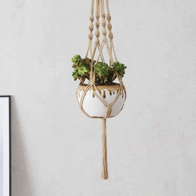 最高の品質 北欧 インテリア つるす 観葉植物 ハンギングネット セット マクラメ プラントハンガー 植物ハンガー ハンギングプランタ 壁掛け 吊り下げ 植木鉢 Www We Job Com