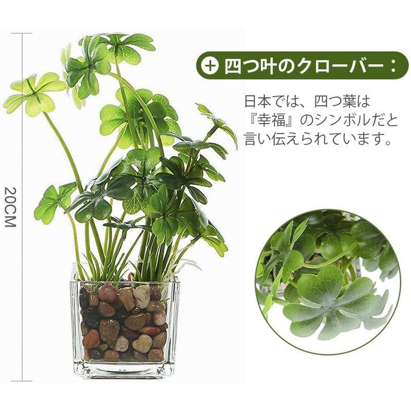 Xiaz フェイクグリーン 光触媒 3点セット 人工観葉植物 光しょくばい観葉植物 水生植物フェイク 小さい 消臭 卓上 観葉植物 新作からsaleアイテム等お得な商品満載