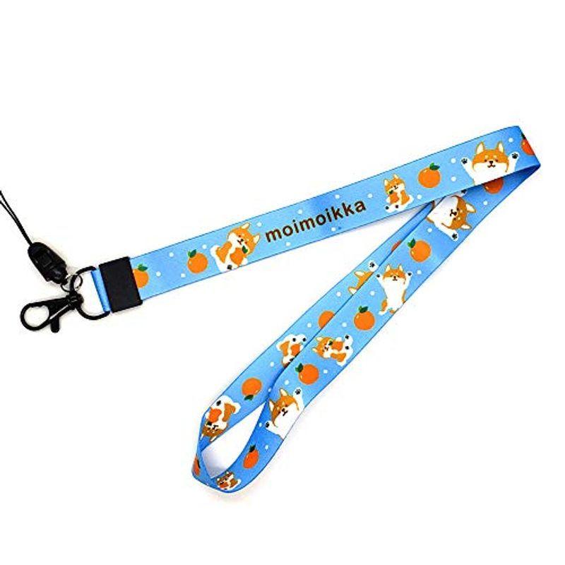 Moimoikkaネックストラップ 柴犬とミカン フルーツ柄 オレンジ しば 犬 かわいい おしゃれ 動物 キャラクター スマホ デジカ 001 Tosaショッピング 通販 Yahoo ショッピング