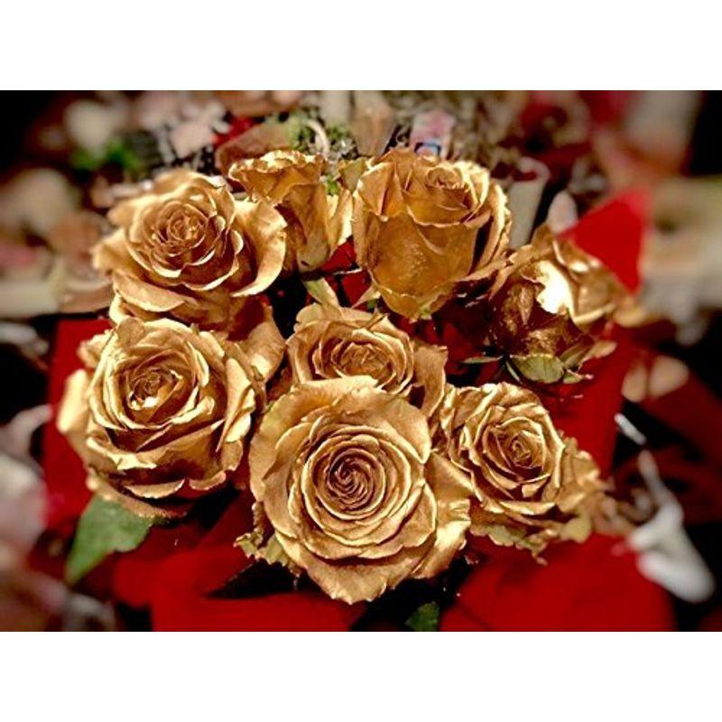 ゴールドローズ12本 金色のバラ そのまま飾れる花束 生花ブーケ 還暦祝い ならショッピング ランキングや口コミも豊富なネット通販 更にお得なpaypay残高も スマホアプリも充実で毎日どこからでも気になる商品をその場でお求めいただけます 花