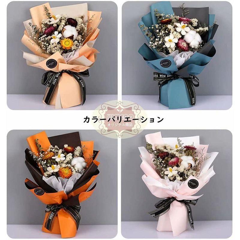 21超人気 花ブーケ 花束 プリザーブドフラワー フラワー 手提げ袋付き メーセージカード付き 菊 可愛い コットン 花 枯れない花 ブリザード フラワー Acu Education