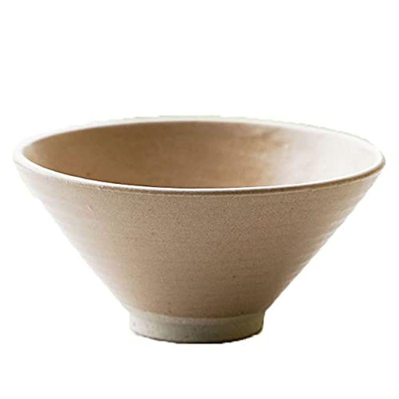 和食器 松助窯 か かるーぃんです軽量三角 ご飯茶碗 カフェオレ