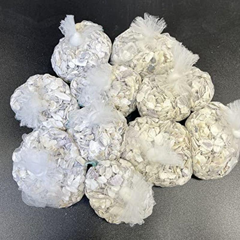 有名なブランド 和香水質安定 除菌済クリーン牡蠣殻 かきがら 10袋 ネット入り めだかの越冬対策にも効果的 Isfec Montpellier Org