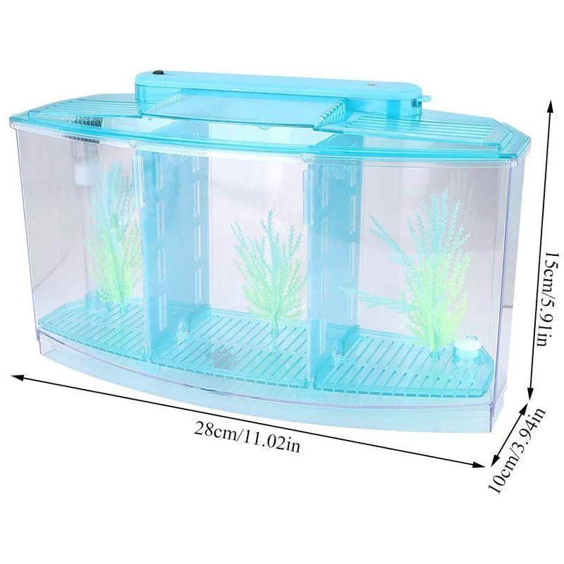 小型水族館 アクアリウムセット 水槽セット ベタ 水槽 おしゃれ 省エネ 隔離プレート 2枚 メダカ 熱帯魚 水換え簡単 蓄光水草付 ミニ Tosaショッピング 通販 Yahoo ショッピング