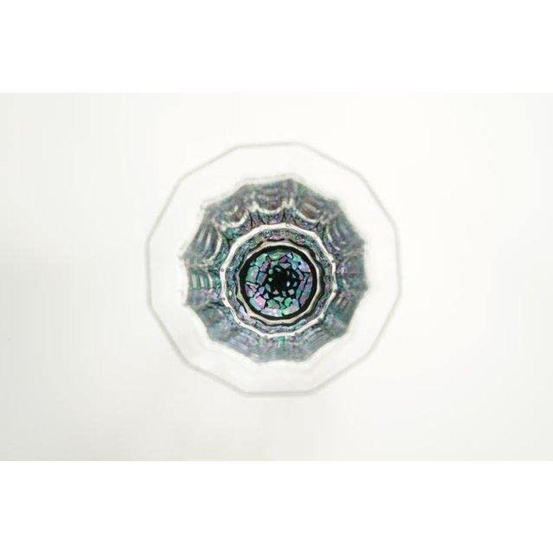 22年のクリスマスの特別な衣装 おしゃれ 猪口 お猪口 おちょこ ぐい呑 ぐい飲み ぐいのみ ぐい呑み 黒 石垣 万華鏡グラス 高岡漆器 かわいい 日本酒 可愛い オシャレ お猪口 ぐい飲み