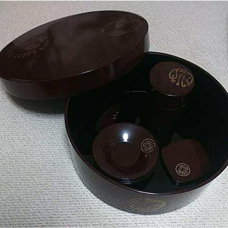 返品交換不可 TOSAショッピング七々子塗 ななこ塗 津軽塗 茶櫃 茶びつ