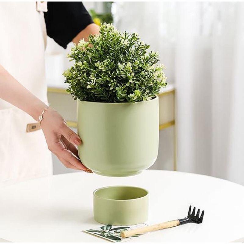 植木鉢 陶器 鉢 プランター 陶器鉢 鉢カバー おしゃれ 北欧 穴付き 受け皿付き 植木鉢 おしゃれ 室内 大型 鉢植え 部屋 インテリア Tosaショッピング 通販 Yahoo ショッピング