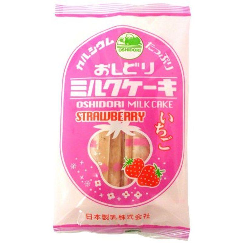 日本製乳 おしどりミルクケーキ いちご 魅力の 価格は安く 8本×10袋