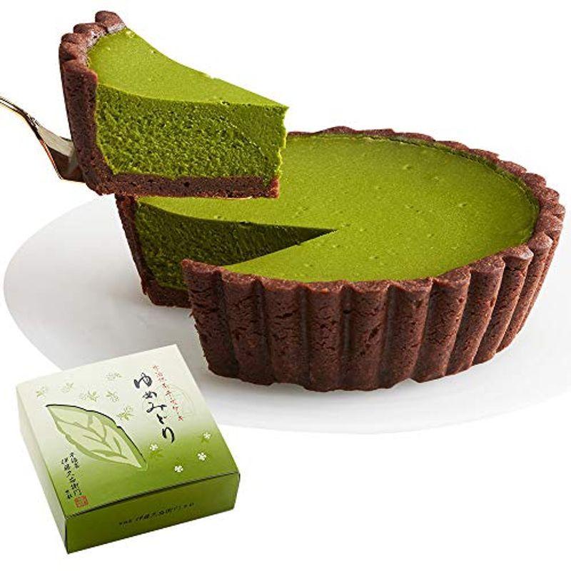 返品交換不可 伊藤久右衛門 父の日 中元 宇治抹茶 チーズケーキ ゆめみどり 抹茶タルト ホール 箱入り