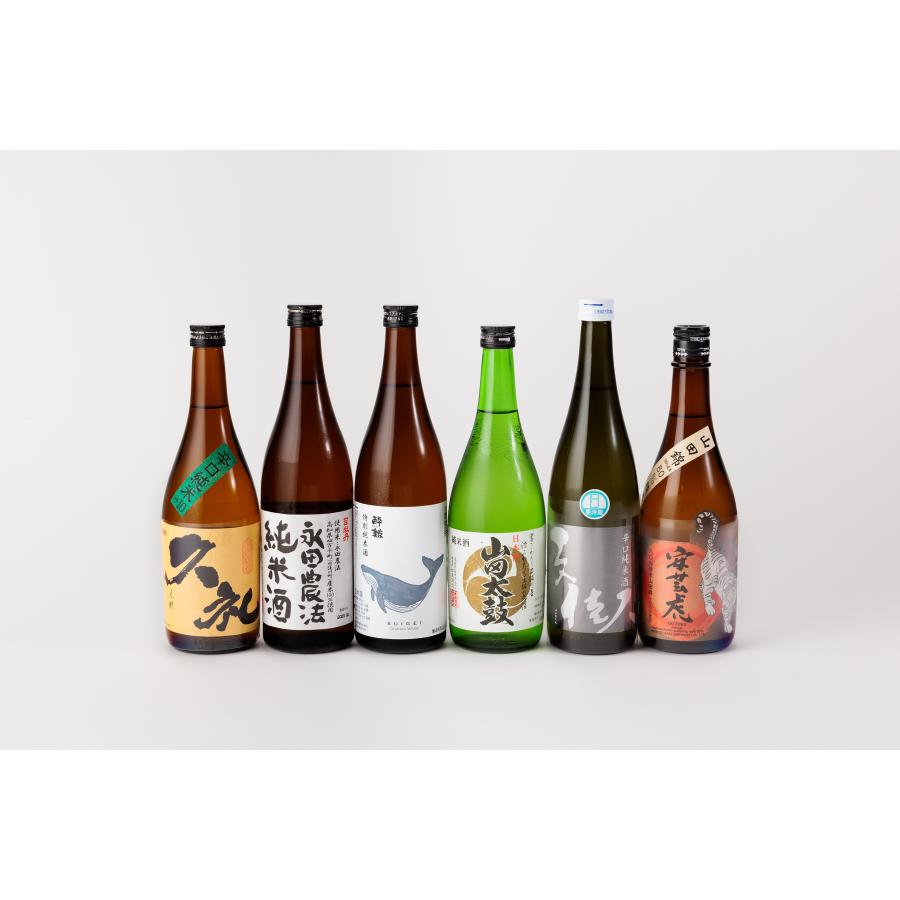 人気地酒！土佐酒 日本酒 辛口 呑み比べセット 720mlx6本セット