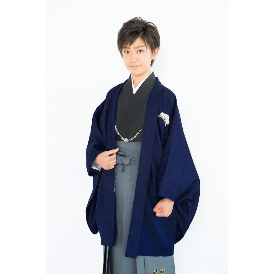 新柄 小町kids ジュニア 13歳用男の子 袴8点セット 紋付 アンサンブル