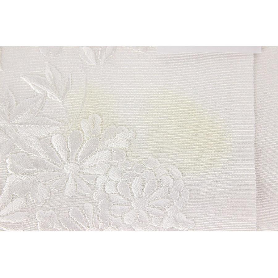 加藤萬謹製 正絹 刺繍半衿華縫 半襟 刺しゅう 高級 長襦袢 きもの 和装