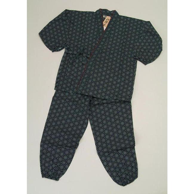 作務衣用 フリース 綿入麻の葉 藍 さむえ 冬用 家 女性 女物 レディース 着物 浴衣 6 1810 浴衣 七五三 とせん 通販 Yahoo ショッピング