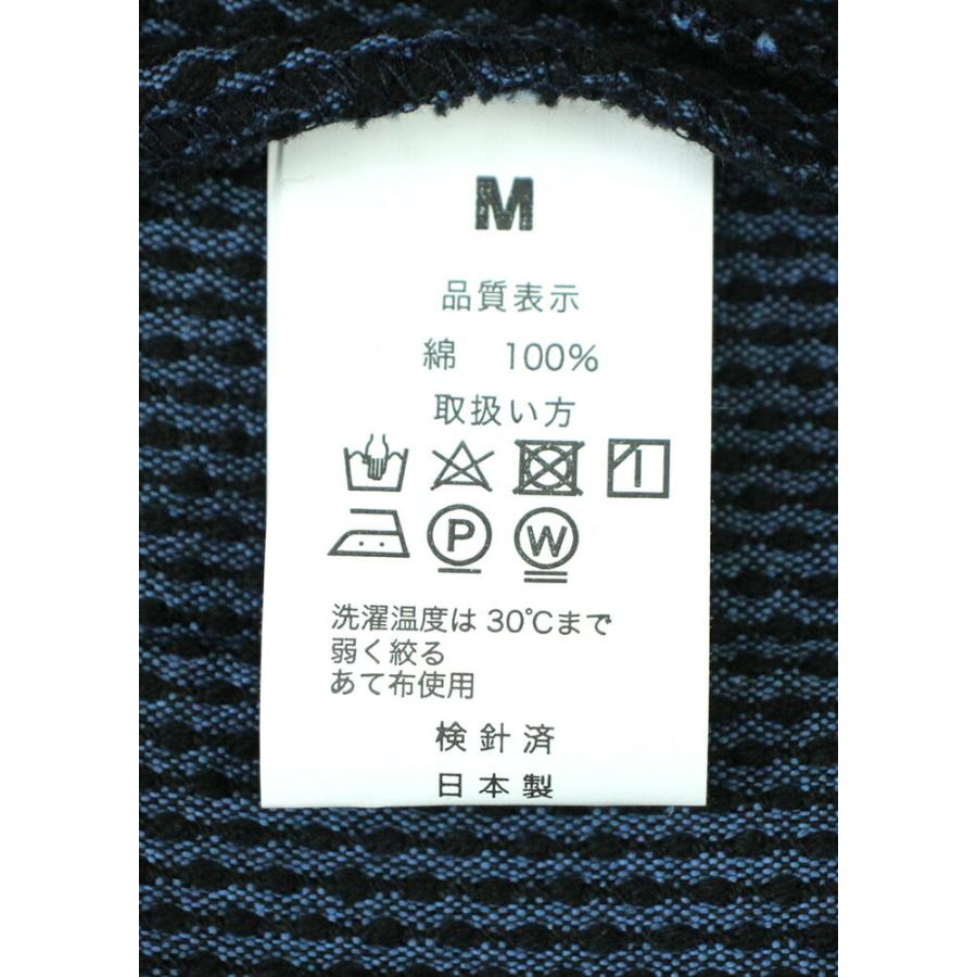 呉服屋 男物作務衣 厚織刺子 作務衣 Mサイズ 受注生産 先染め カジュアル サムエ 寝巻 ユニフォーム おしゃれ オシャレ お洒落 メンズ 紳士物_6