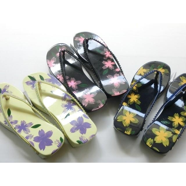 下駄 サンダル レディース フリーサイズ 桐下駄 浴衣用 桐げた ゆかた 塗り 花火大会 デート 普段