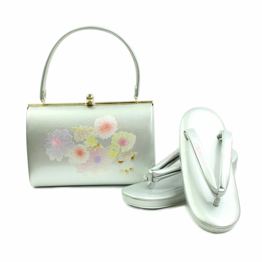呉服屋 訳あり 草履バッグセット 24cm バック ぞうり 合皮 メール便 