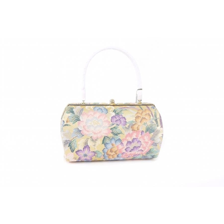 送料無料 紗織謹製 正絹草履バッグセット パールトーン加工 草履23.0cm