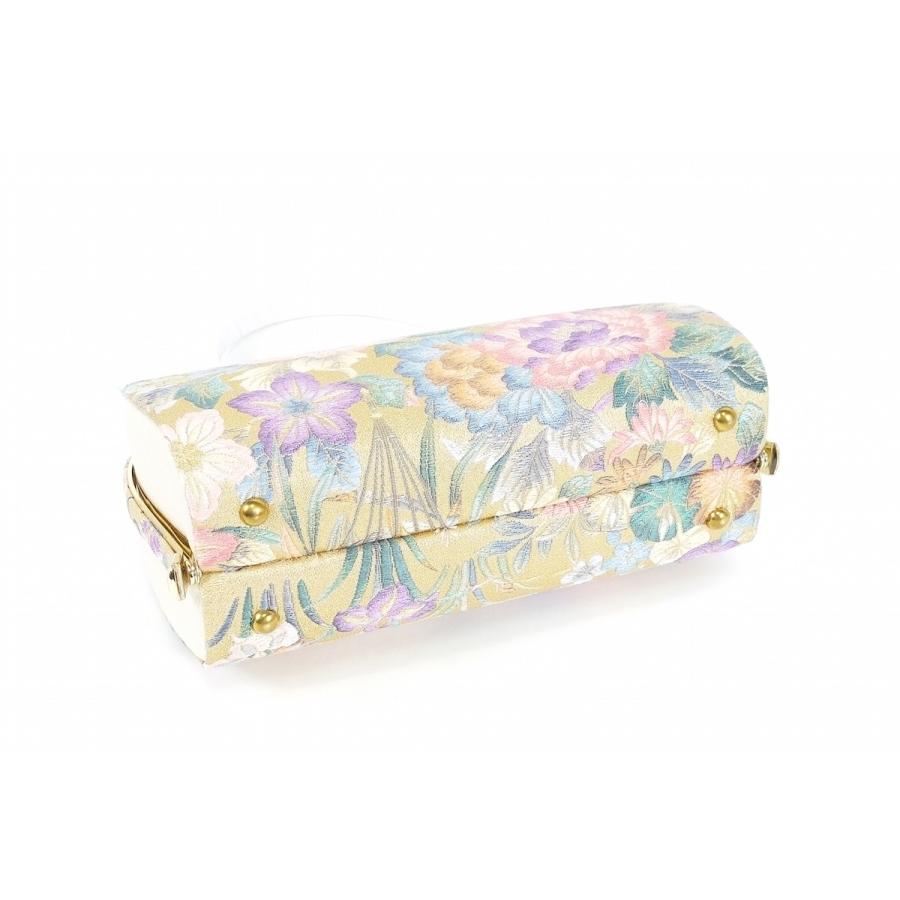 送料無料 紗織謹製 正絹草履バッグセット パールトーン加工 草履23.0cm