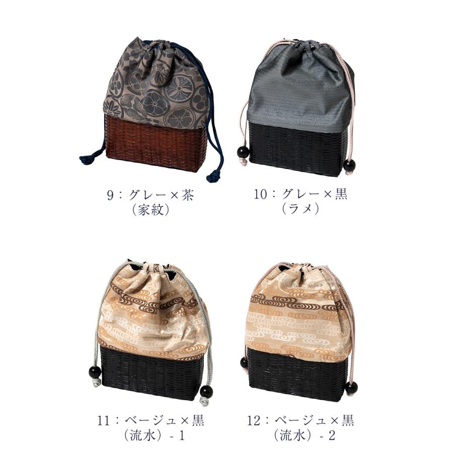 訳あり 廃業品 絽 男物 巾着 信玄袋 メンズ キッズ 浴衣用 : 浴衣