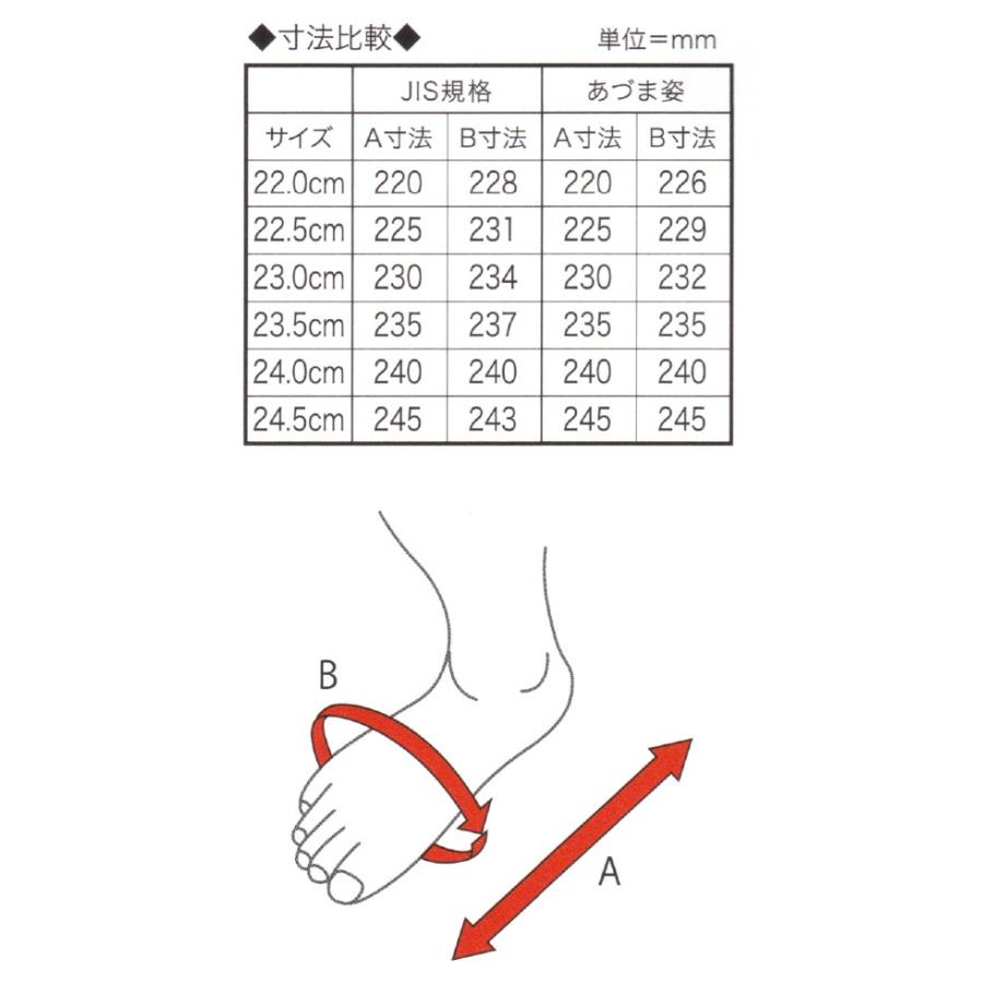 あづま姿（足袋）足袋カバー（S〜2L）取り寄せ商品 着付け 簡単便利な着付けセット 女らしさをひきたてる和装小物 着付小物 和装小物 あずま姿 メール便OK｜tosen｜04