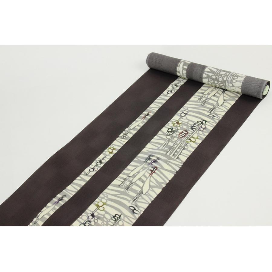 正絹 九寸名古屋帯実店舗キャリー在庫 なごや帯 着付け 伝統工芸 型絵  