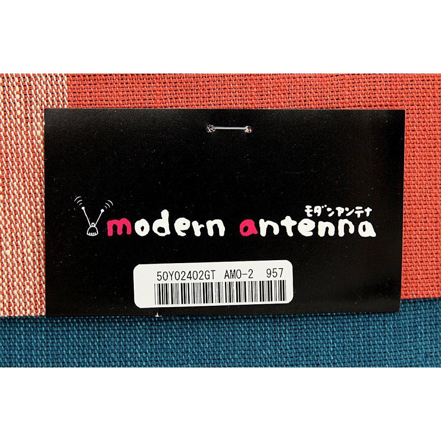 モダンアンテナ　正絹半巾帯 modern antenna 本麻 半幅帯 半巾 ブランド モダンアンテナ 麻