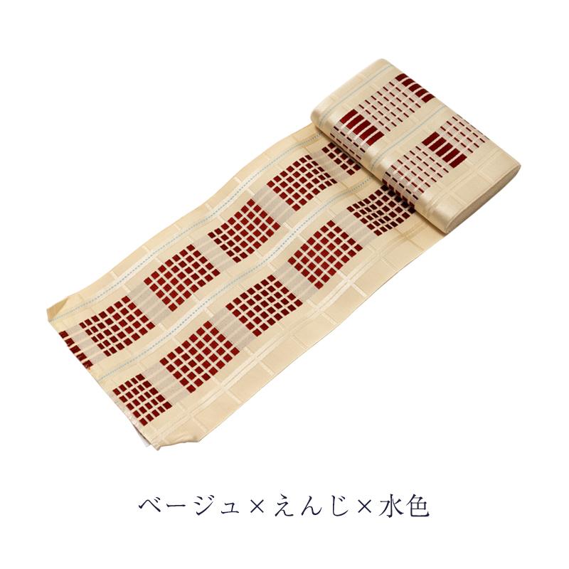 着物 浴衣 正絹 新品未使用 本場筑前博多織 半幅帯 帯 単衣 四寸ゆかた帯 白 訳あり 博多織 正絹 半幅帯 本場筑前 浴衣帯 日本製 単衣 廃業品 送料