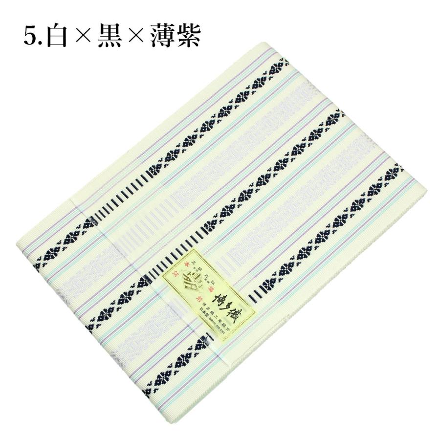 正絹 本場筑前博多織 半幅帯 ゆかた帯 半巾帯 浴衣帯 袴帯 袴用帯 絹 シルク100% 女物 女性 婦人レディース 通信販売 通販 日本製 本筑｜tosen｜10