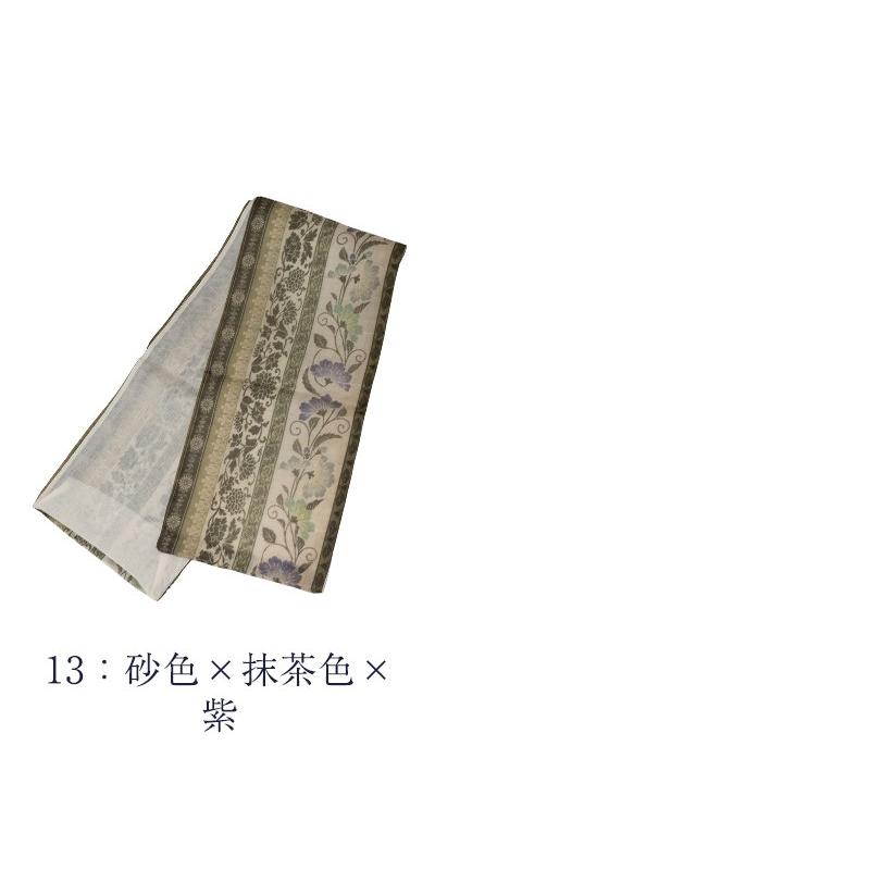 訳あり 正絹 紗 袋帯 レディース 女物 インクジェット 夏用 日本製 メーカー処分品 送料無料の画像