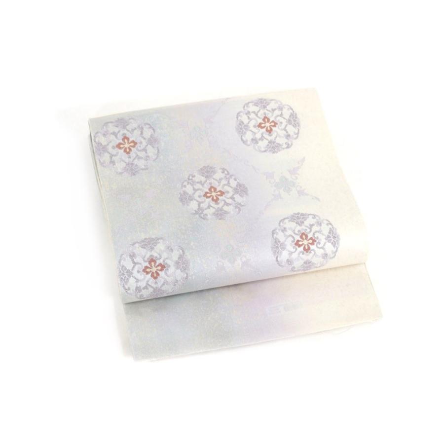 送料無料 着物屋 訳あり 正絹 西陣袋帯 証紙番号2458 有栖川織物謹製