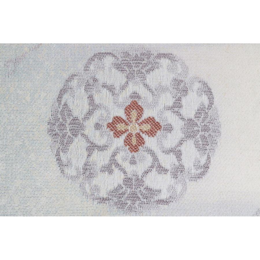 袋帯　西陣織　有栖川織物　証紙番号No.2458 正絹　六通柄　モール織　洒落帯 袋帯 西陣織 有栖川織物 証紙番号No.2458 正絹 六通柄 モール織 洒落帯