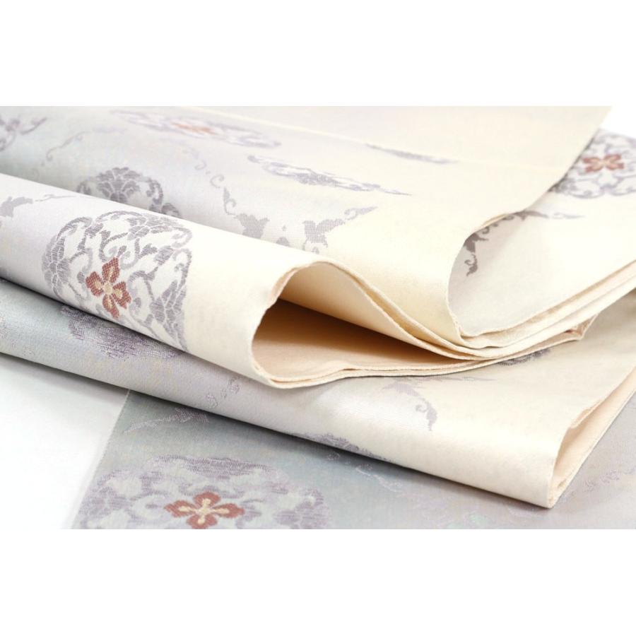 送料無料 着物屋 訳あり 正絹 西陣袋帯 証紙番号2458 有栖川織物謹製