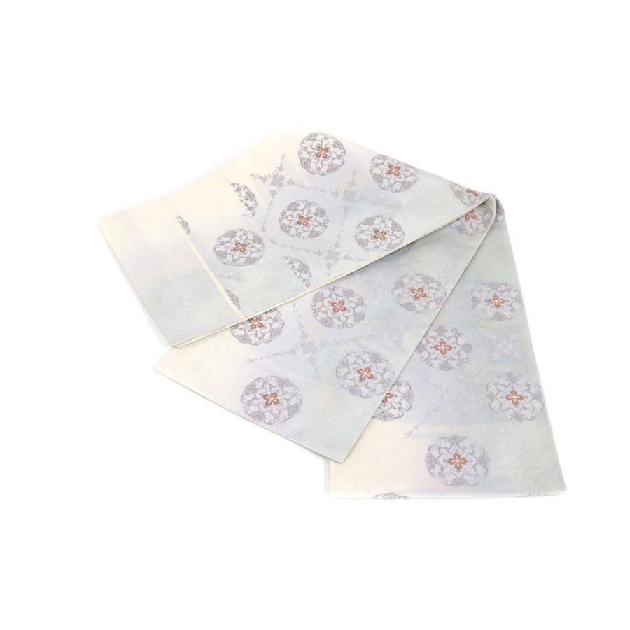 袋帯　西陣織　有栖川織物　証紙番号No.2458 正絹　六通柄　モール織　洒落帯 送料無料 着物屋 訳あり 正絹 西陣袋帯 証紙番号2458 有栖川織物謹製