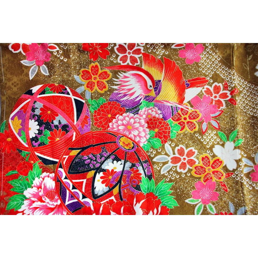 呉服屋 訳あり廃業品 四つ身 祝着 七五三 七歳 着物 長襦袢セット