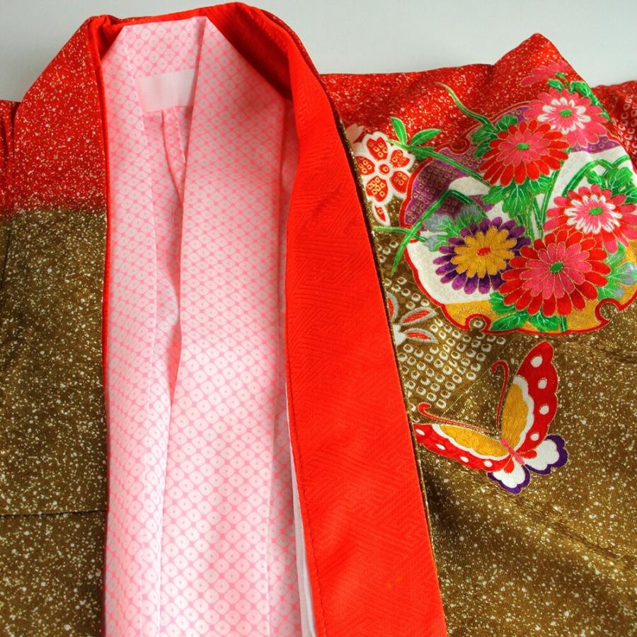 呉服屋 訳あり廃業品 四つ身 祝着 七五三 七歳 着物 長襦袢セット