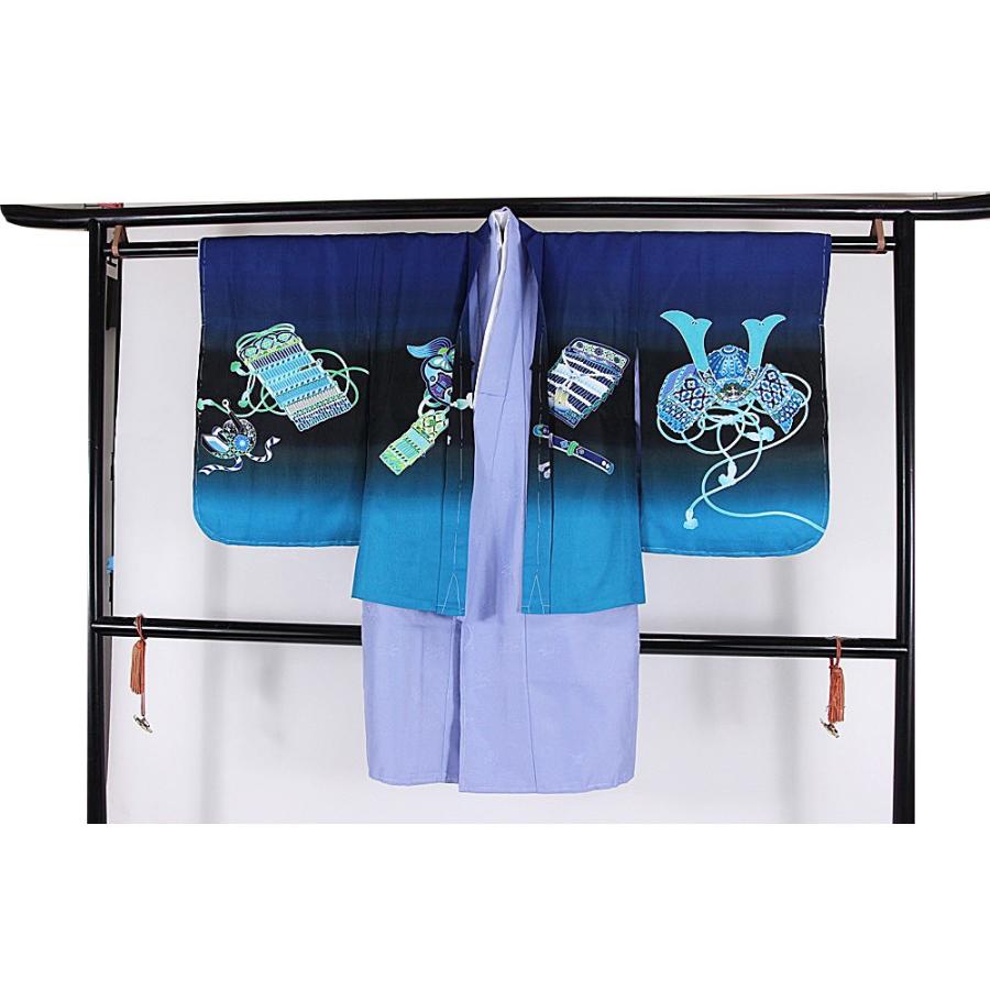 訳あり 七五三 祝着 着物 羽織 長襦袢 3点セット 長襦袢 着物 男児 5歳 5才 アンサンブル 男の子 着物 Jsonic Ca