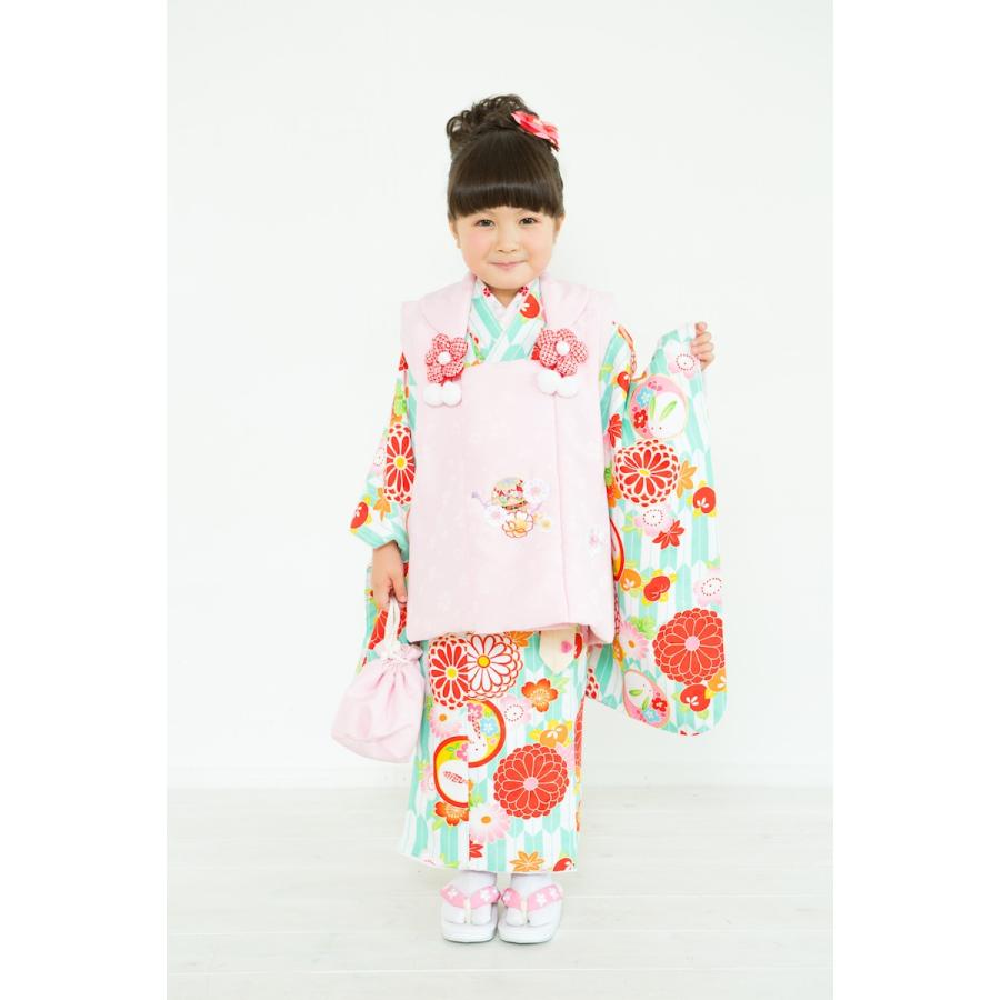 七五三 被布セット 3歳 呉服屋 新柄 小町kids 七五三きもの被布セット