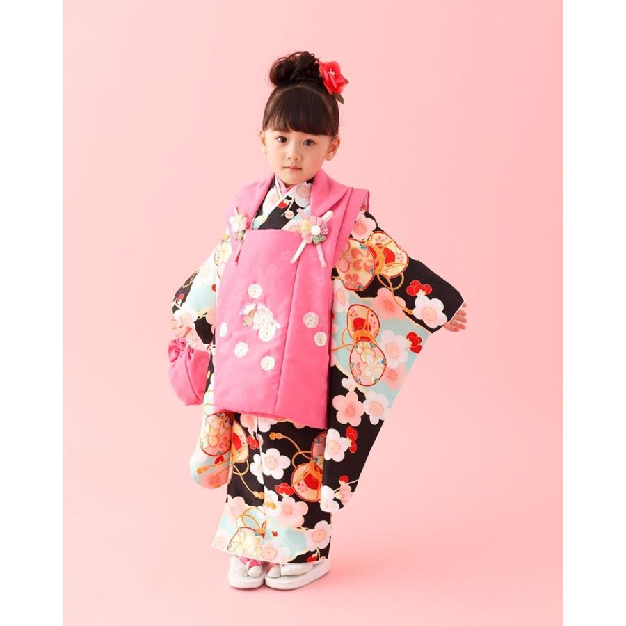 新柄 小町 ピンク被布 七五三着物セット 3歳 正月 晴れ着 お祝い 着物 被布 長襦袢 草履 巾 Www Fakfakkab Go Id