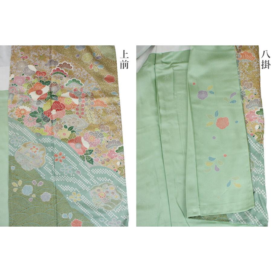 呉服屋 訳あり 女物 正絹 訪問着 仕立て上がり品 プレタ レディース 婦人物 古典 訳あり廃業品 春 秋 冬 おしゃれ パーティー 和装 準礼装の画像