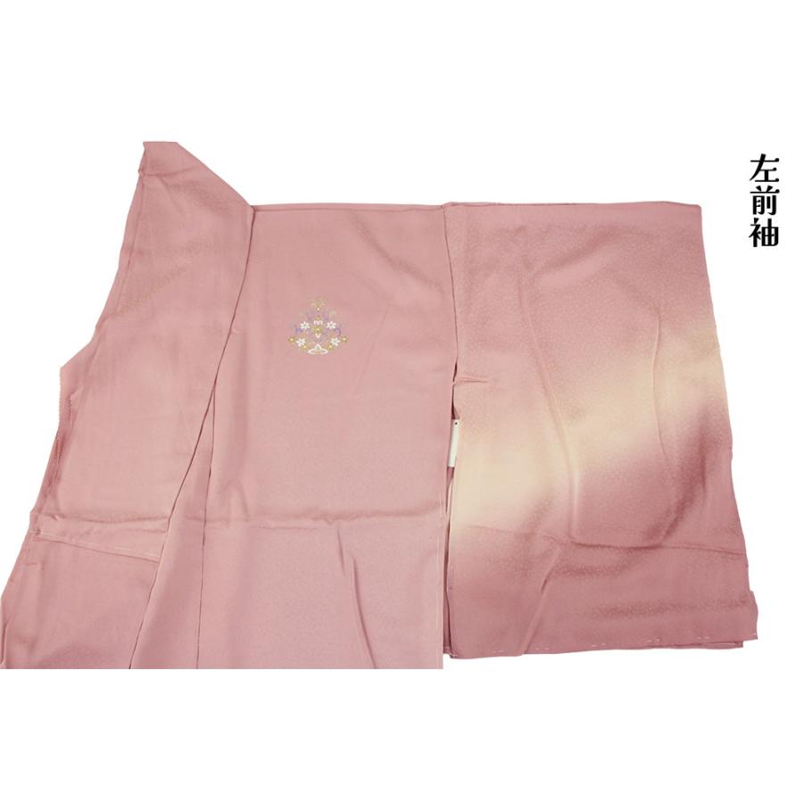 呉服屋 訳あり 女物 正絹 訪問着 反物 生地 金彩 京友禅  レディース 婦人物 未仕立て品 オーダーメイド 別注 古典 訳あり廃業品の画像