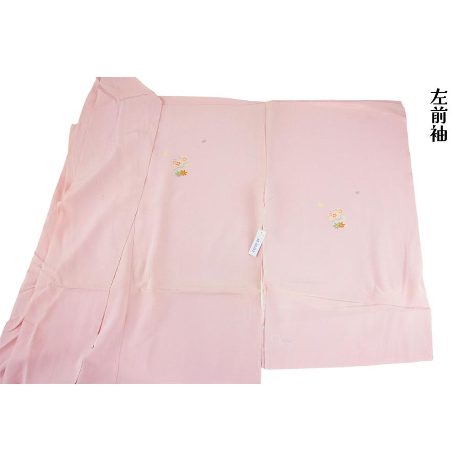 呉服屋 訳あり 女物 正絹 訪問着 反物 生地 金彩 京友禅  レディース 婦人物 未仕立て品 オーダーメイド 別注 古典 訳あり廃業品の画像