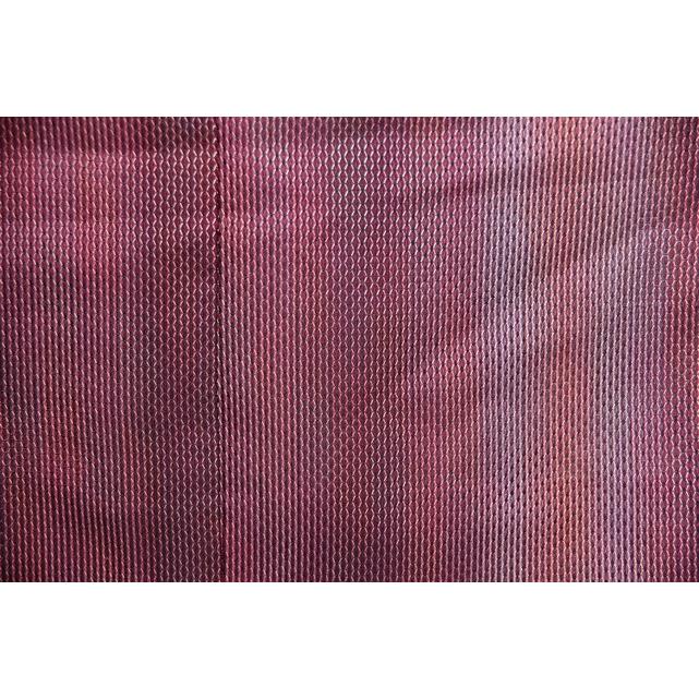 送料無料 訳あり実店舗キャリー在庫 正絹 羽織 コート地 紗 赤紫 女性  