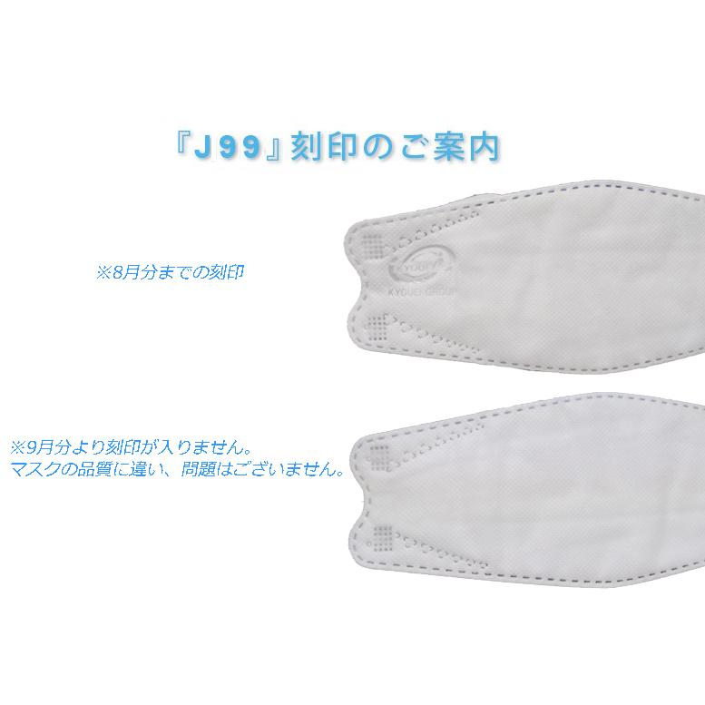 マスク J99 JN95 日本製 120枚 不織布 使い捨て 個別包装 国産 医療用クラス 高性能 立体構造 本体5層 3D 国内生産_16