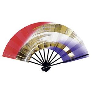 踊り衣裳【舞扇 姫印】紫×赤×白×金 取り寄せ商品 「日本の踊り」掲載 